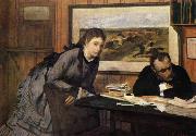 Edgar Degas feel wronged and act rashly oil painting